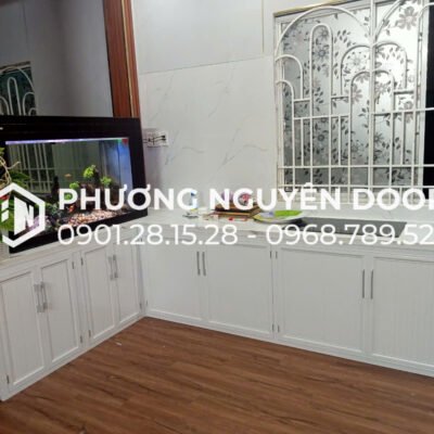 Tủ hộc bếp đơn giản tinh tế